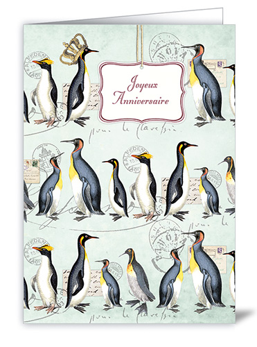 Joyeux Anniversaire - Pingouins 