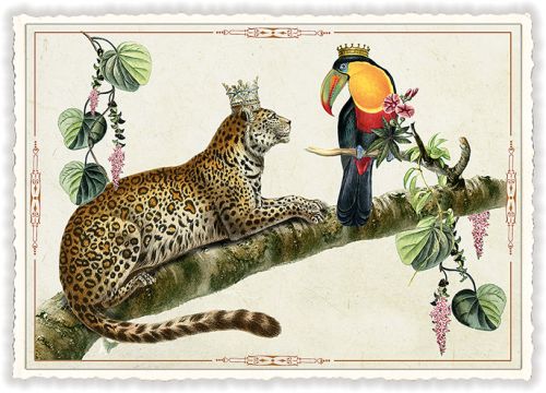 Best Buddies-Edition, Leopard & Tukan (o.T.) (Quer)
