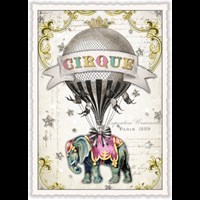 Elefant mit Ballon "Cirque" (o.T.) (Hoch)