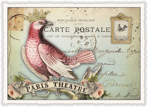 Vogel mit Krone - Paris Theatre (o.T.) (Quer)