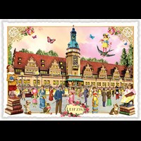 Städte-Postkarte, Leipzig, Altes Rathaus (Quer)