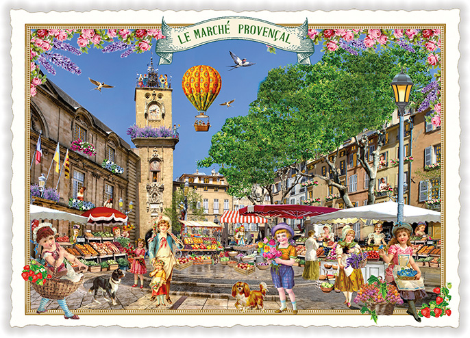 La France - La Provence, Le marché provençal (Quer)