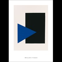 Malevich, K.: Black rectangle, blue tr.