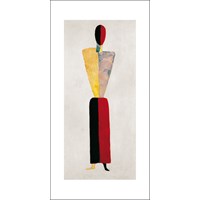Malevich, K.: The girl figure on white