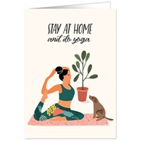 Stay at home and do yoga