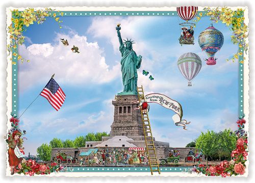 USA-Edition - New York, Statue of Liberty 1 (Quer)