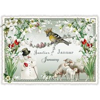 Monats-Edition, Januar - January - Janvier (Quer)