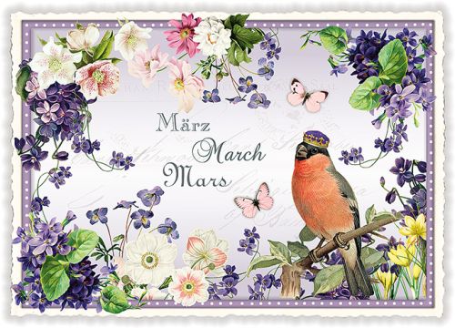 Monats-Edition, März - March - Mars (Quer)