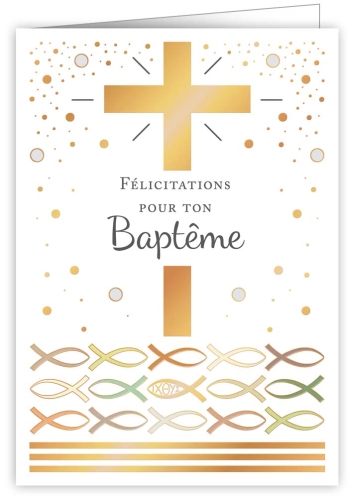 Félicitations pour ton Baptême