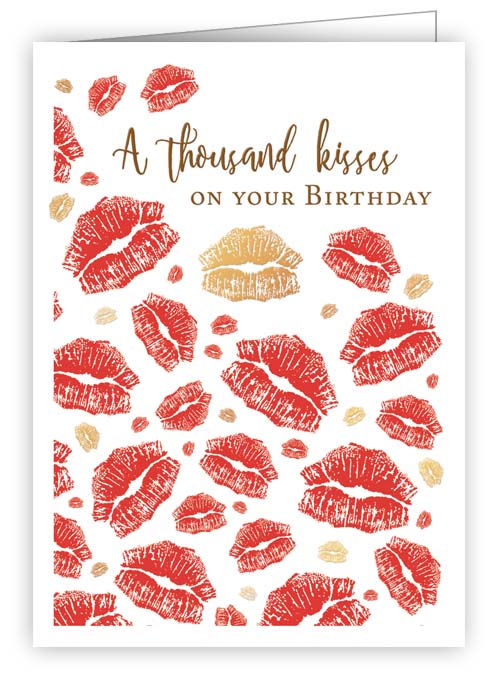 A thousand kissses on your birthday