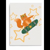 Briefpapier - Design: Cool fox