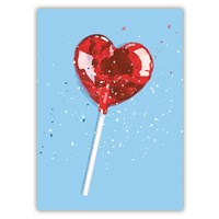 Heart-shaped lollipop, o.T. (hoch)