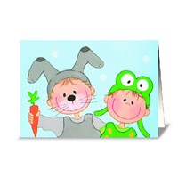 Bunny and frog