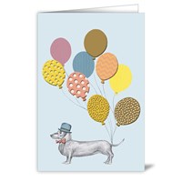 Dog with Balloons (o. T.)